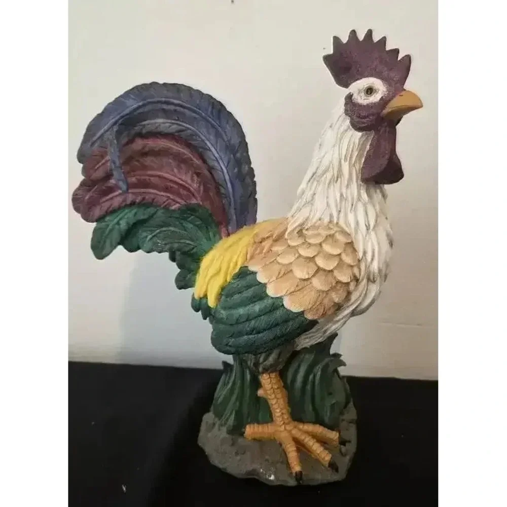 Rooster Resin Figurine Decor